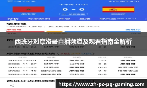 西班牙对摩洛哥直播频道及观看指南全解析